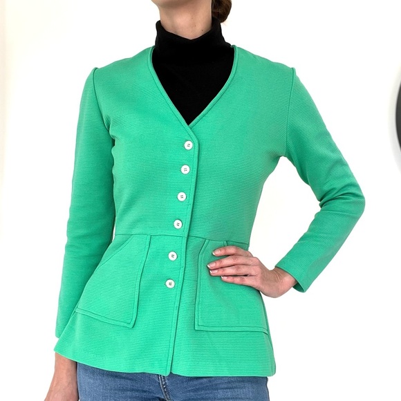Green Women's Blazer - Picture 2 of 6